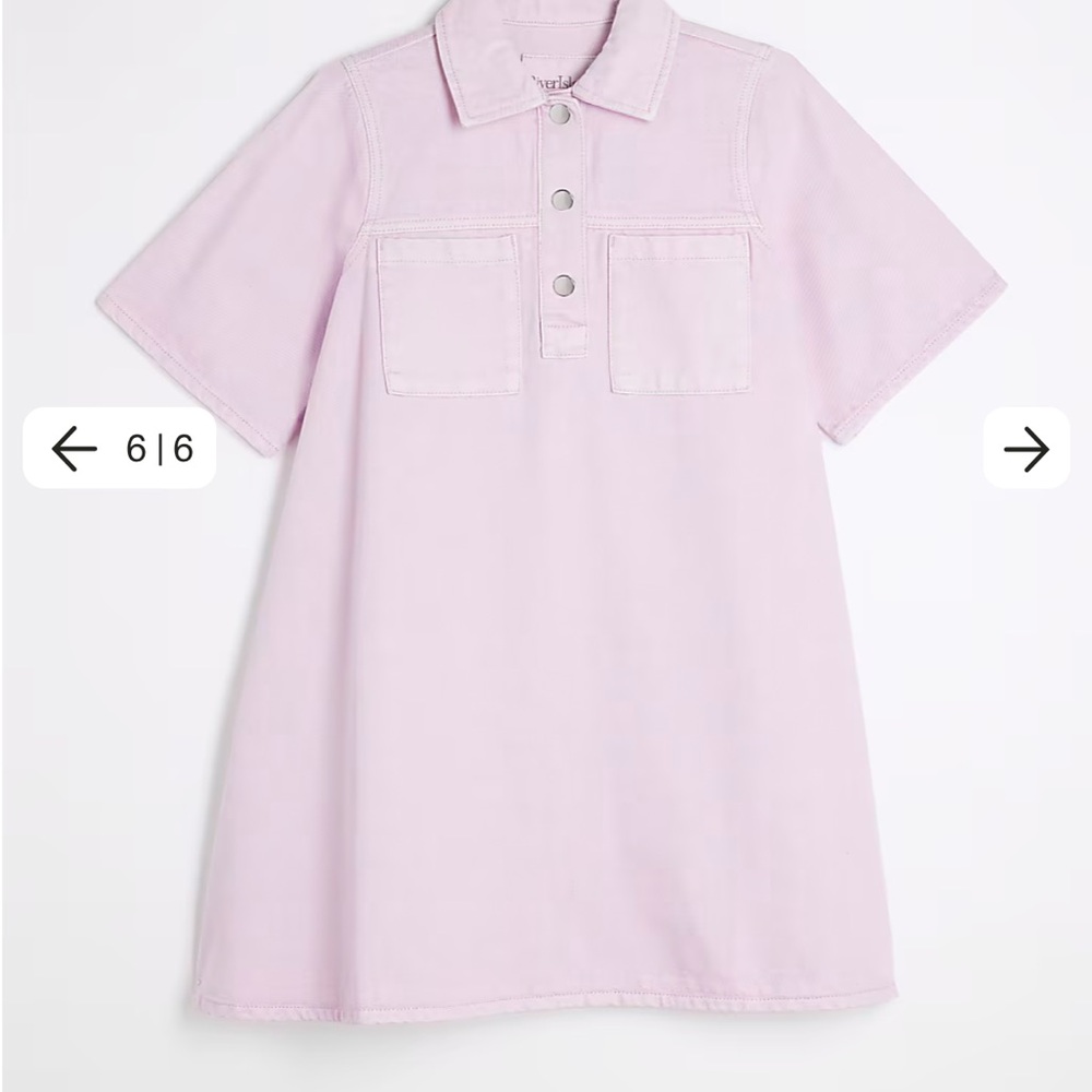 River Island Light Pink Mini Dress